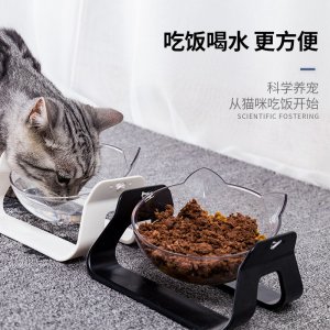15°貓咪食盆貼牌定制代加工