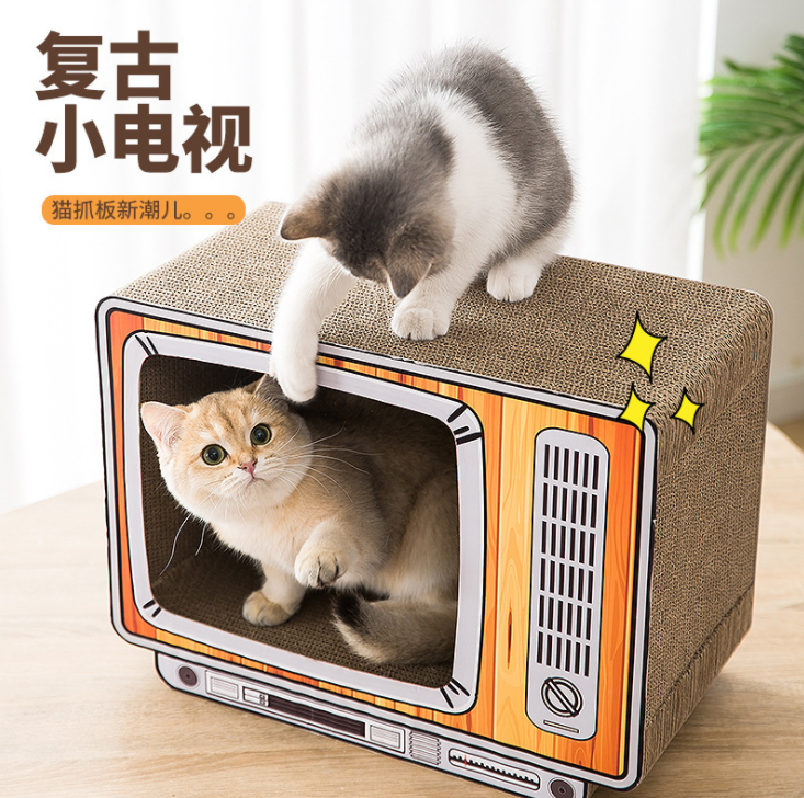 貓抓板貓窩耐磨多功能瓦楞紙磨爪器