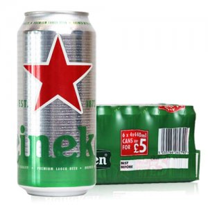 喜力Heineken海尼根啤酒440mlx24聽