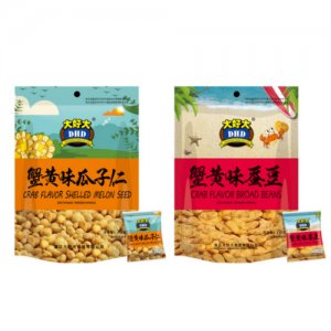 大好大蟹黃味瓜子仁、蠶豆