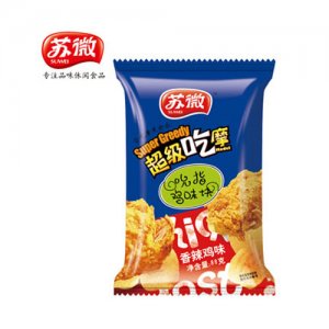 蘇微超級吃摩吮指雞味塊香辣雞味