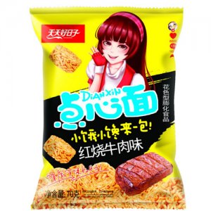 天天好日子紅燒牛肉味點心面70克