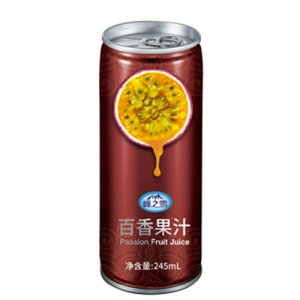 峰之雪百香果汁紅罐24罐裝