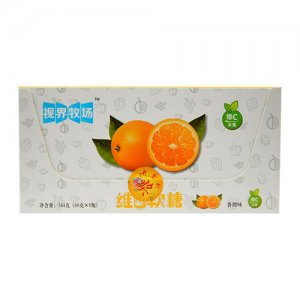 視界牧場維C軟糖香橙味68x8瓶