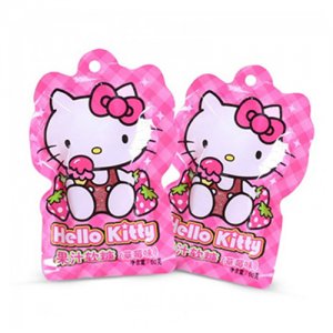 大潤(rùn)谷hellokitty果汁軟糖草莓味