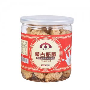 蒙時(shí)代蒙古奶酥牛奶紅棗味250g