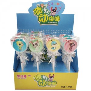 漫優(yōu)趣瘋狂動(dòng)物城棒棒糖20g