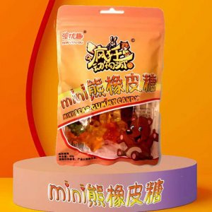 漫優(yōu)趣mini熊橡皮糖60g