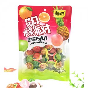 萌孩子夢幻水果派對迷你巧克力55g