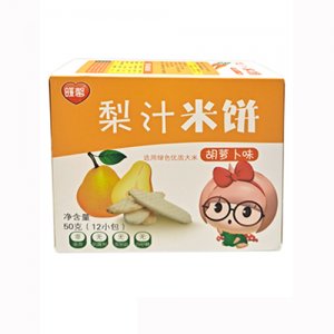 暖馨梨汁米餅-胡蘿卜味