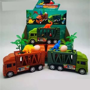 趣渡恐龍慣性運(yùn)輸車糖玩具