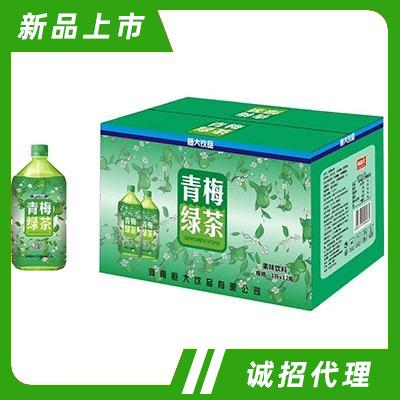 恒大飲品青梅綠茶1Lx12瓶