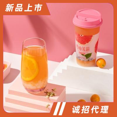 單記小葉妍果汁茶飲料西柚茉莉茶420ml