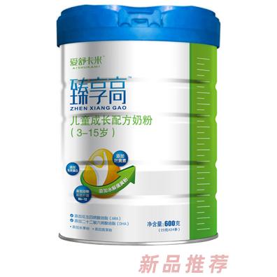 愛(ài)舒卡米臻享高兒童成長(zhǎng)配方奶粉（3-15歲）
