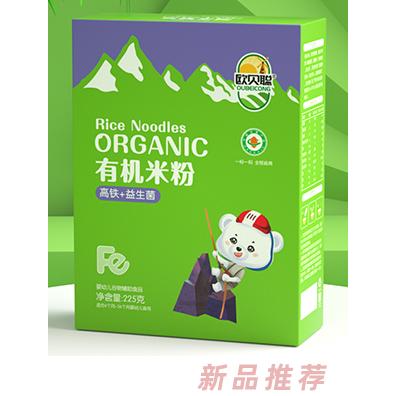 歐貝聰有機(jī)米粉盒裝 高鐵+益生菌