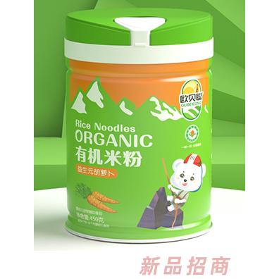 歐貝聰有機(jī)米粉罐裝 益生菌胡蘿卜