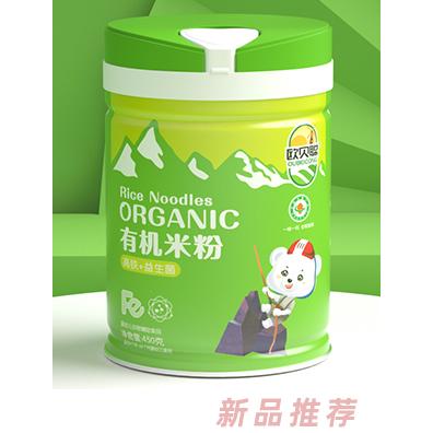 歐貝聰有機(jī)米粉罐裝 高鐵+益生菌
