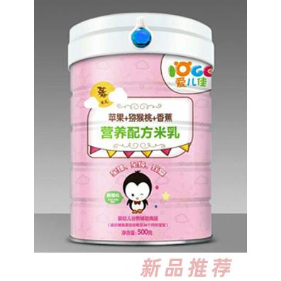 愛兒佳營養(yǎng)配方米乳罐裝-蘋果+獼猴桃+香蕉