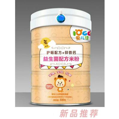 愛兒佳益生菌配方米粉罐裝-護暢配方+鋅鐵鈣