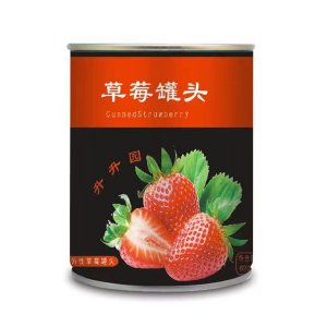 升升園草莓罐頭820g