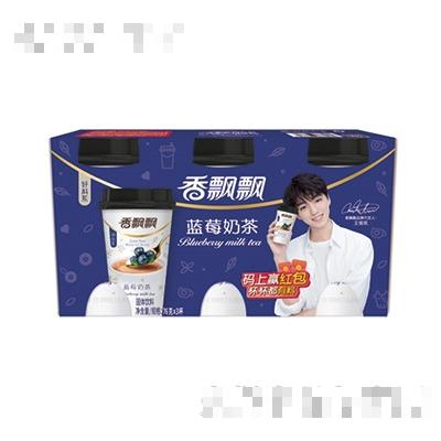香飄飄藍莓奶茶3連杯