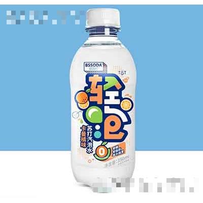佰蘇達(dá)輕泡蘇打氣泡水卡曼橘味350ml