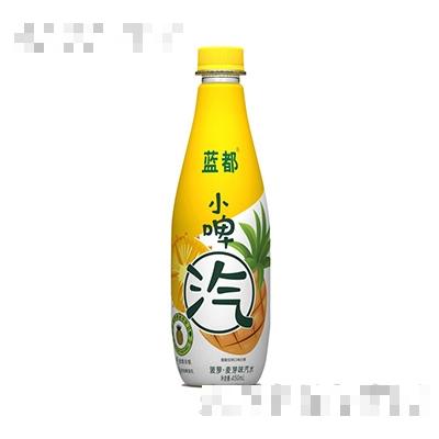 藍都小啤汽菠蘿啤菠蘿麥芽味汽水450ml