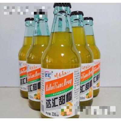 達匯甜橙果味型碳酸飲料330ml