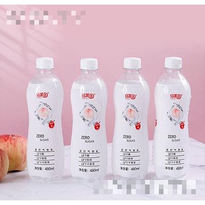 何其淘蘇打氣泡水蜜桃味飲料