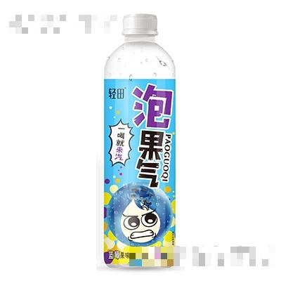 輕田泡果氣藍(lán)莓果味汽水500ml