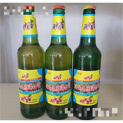 蘇酷海紅蜜碳酸飲料480ml