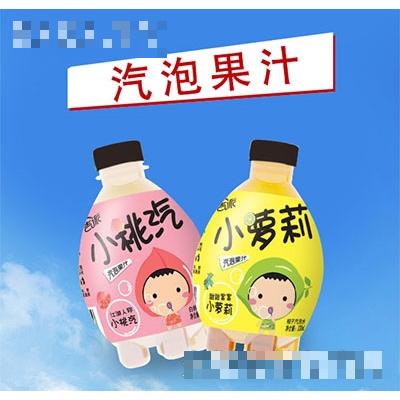 吉派汽泡果汁330ml