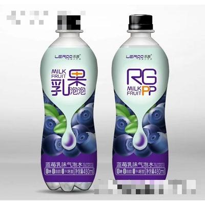 樂路藍莓乳味氣泡水480ml