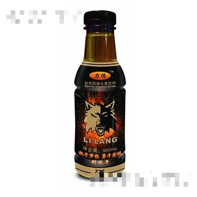 力狼維生素飲料450ml(背面)