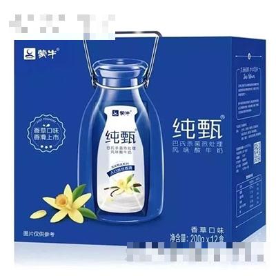 蒙牛純甄酸牛奶香草風(fēng)味