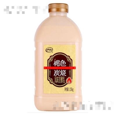 伊利風(fēng)味發(fā)酵乳褐色炭燒酸奶1050g