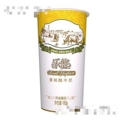 尊享版樂(lè)悠黃桃酸牛奶180g