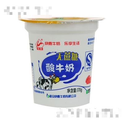 快鹿無糖酸牛奶170g