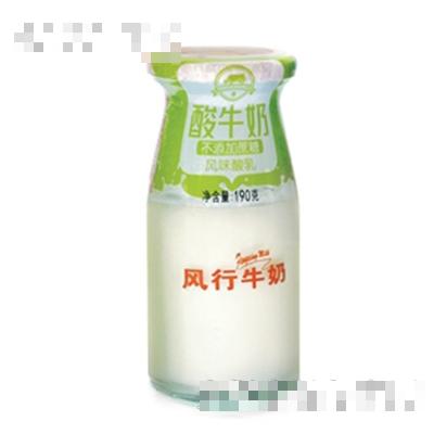 風(fēng)行無(wú)糖酸奶瓶裝190g
