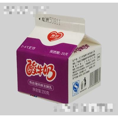順恩屋頂盒酸牛奶200ml