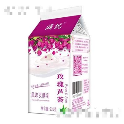 220g涌?jī)?yōu)玫瑰蘆薈酸奶