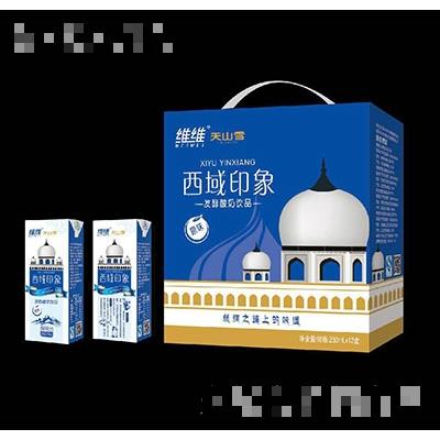 西域印象發(fā)酵酸奶原250mlx12盒