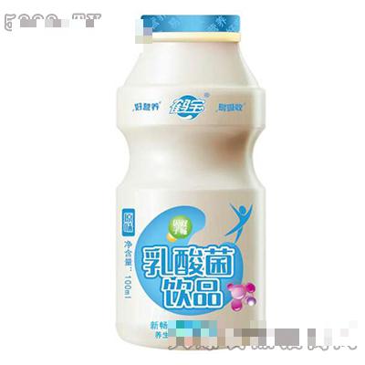 鶴寶原味乳酸菌飲品100ml（藍）