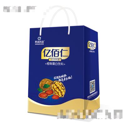 天潤真露億佰仁花生核桃露手提袋（藍(lán)色）