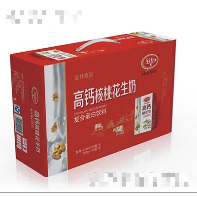 奶滋高鈣核桃花生升盒圖箱