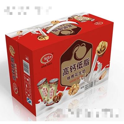 滋升高鈣低脂核桃花生奶效果圖
