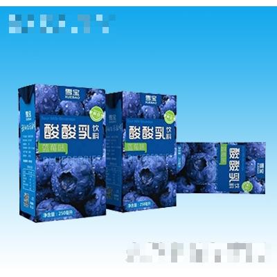 雪寶酸酸乳藍莓味250ml