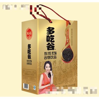多吃谷谷物飲品250mlx16盒（黑米、黑豆、黑芝麻）
