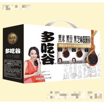 多吃谷谷物飲品250mlx10盒（黑米、黑豆、黑芝麻）