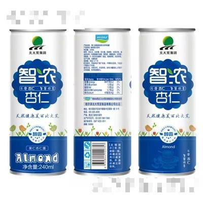 北大荒智濃杏仁露240ml